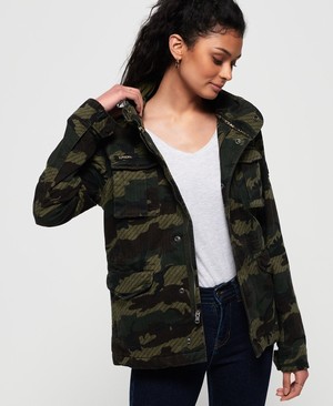 Superdry Jade Rookie Pocket Női Kabát Camo | WJQLC6524